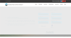 Desktop Screenshot of manhattanofficespace.com